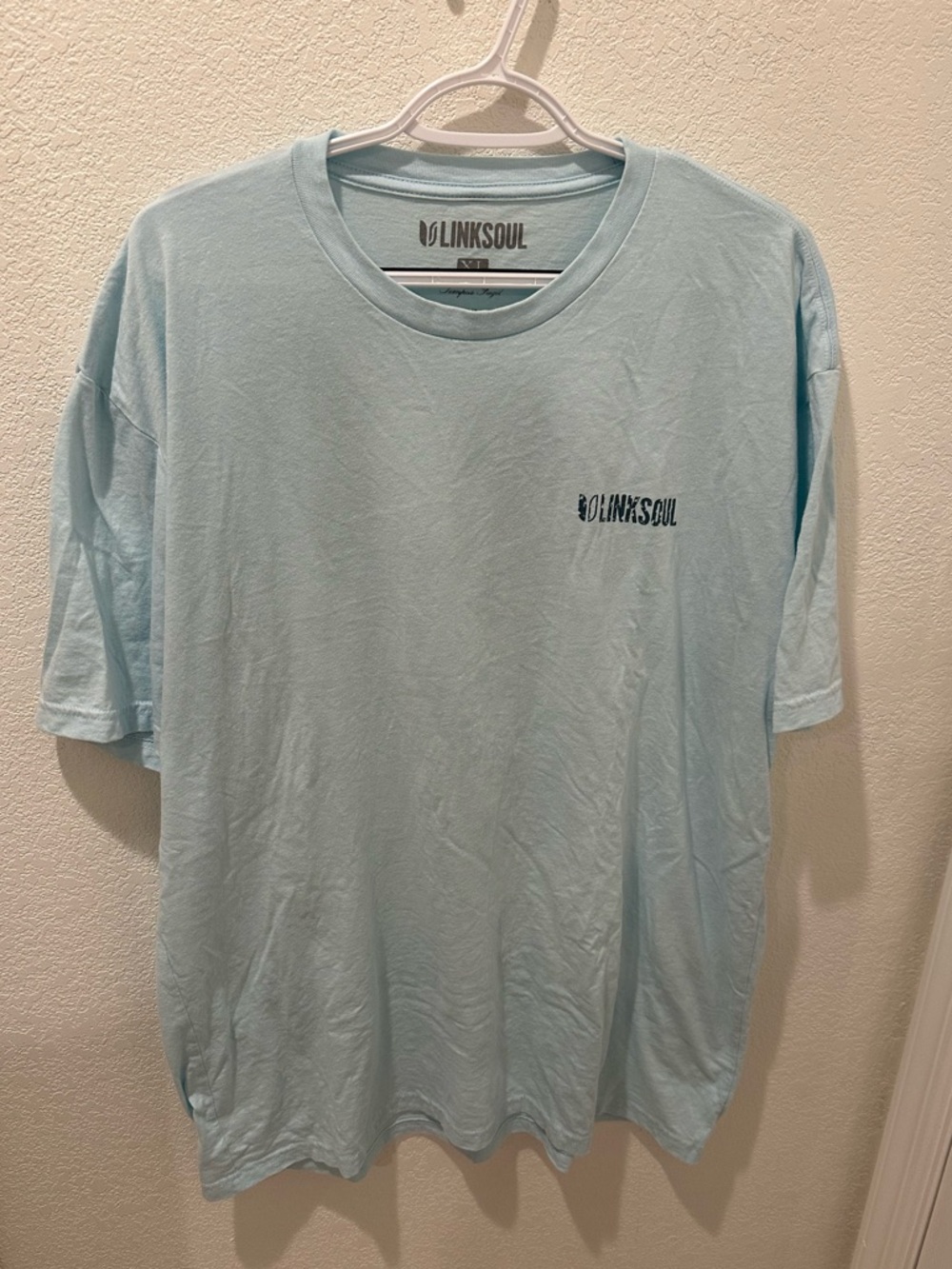 Linksoul Men's Blue Short Sleeve Tee
